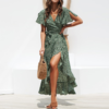 Printed Chiffon Women Long Dresses