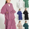Ramadan Niqab Khimar Chiffon Abaya – Modest Elegance for Women and Girls