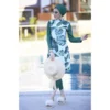 The Al-Bahr Collection | 3-Piece Printed Modest Swimwear Set | Full-Cover Burqini with Hijab